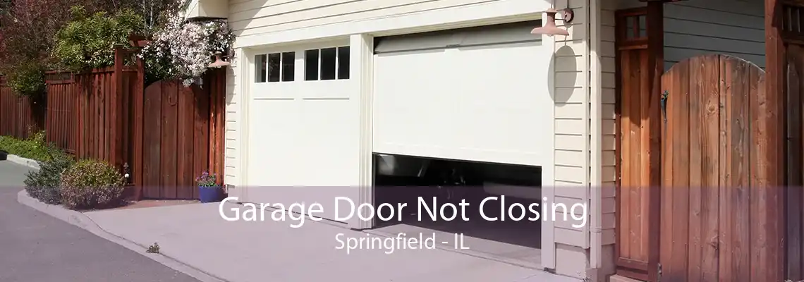 Garage Door Not Closing Springfield - IL